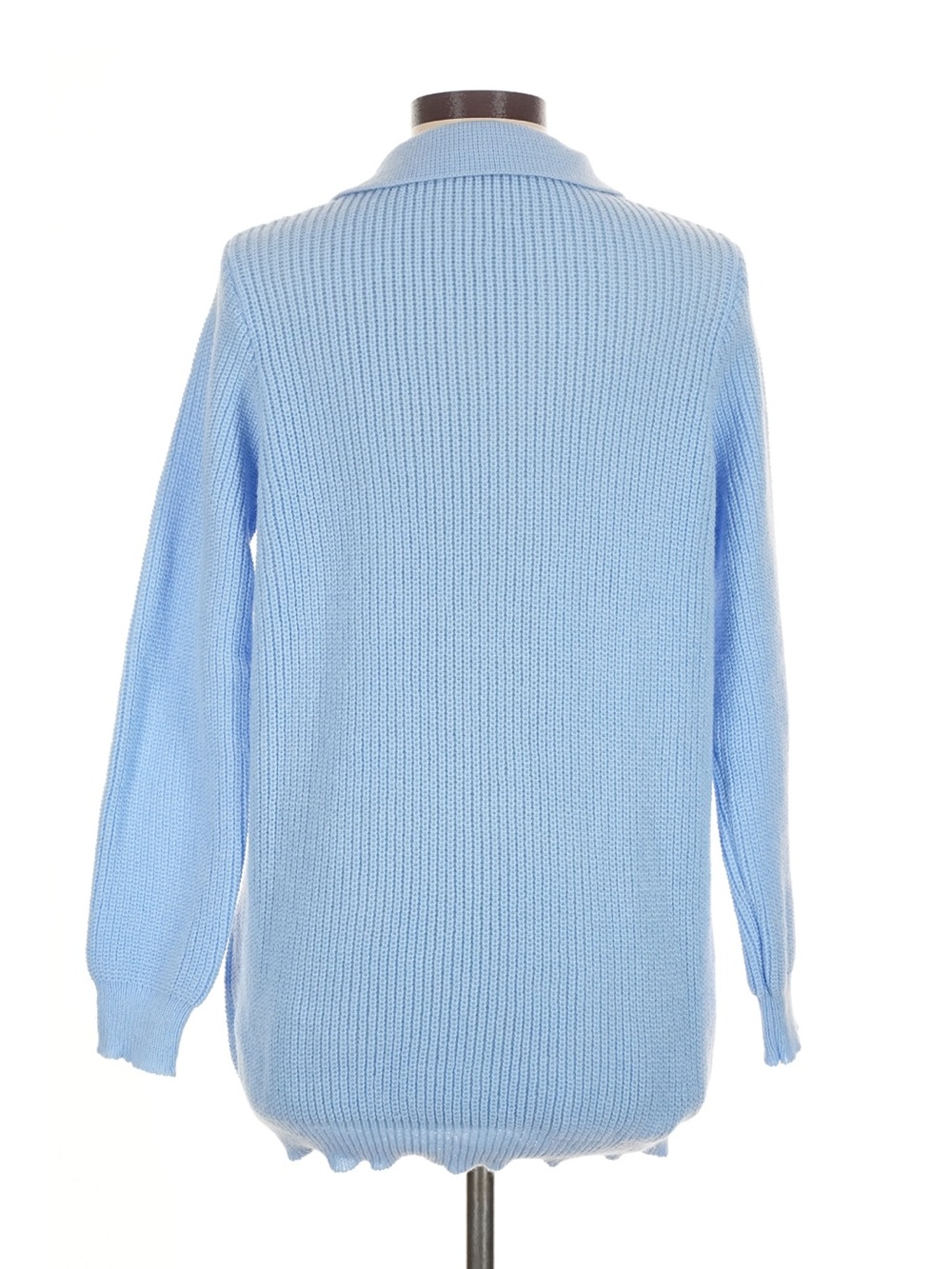 Powder Blue Collared Sweater - Picture 2 of 5